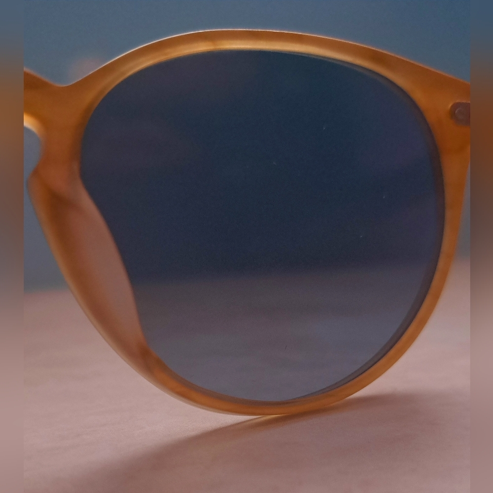 Oliver Peoples Riley Sun – Honey Amber Blue Glass Lenses - Picture 14 of 16
